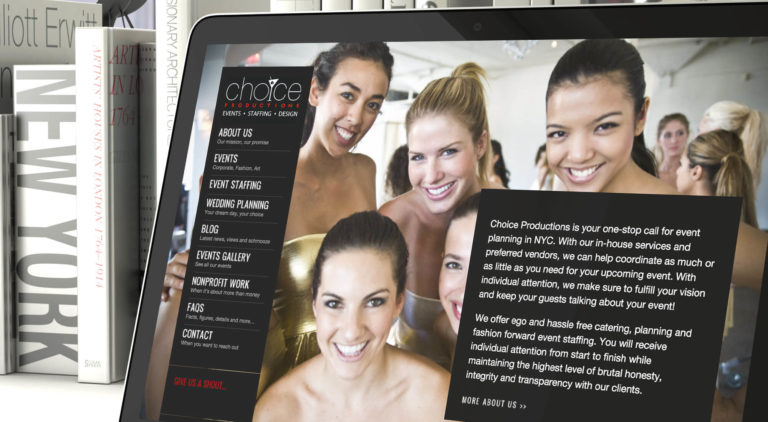 custom web design