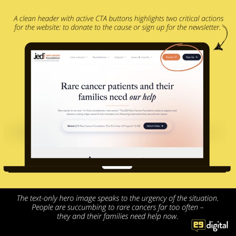 nonprofit web design